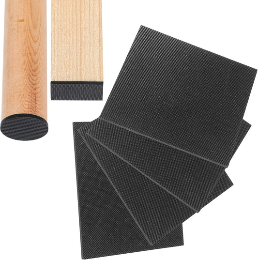 CHUNZEXI Non Slip Furniture Pads 4 PCS 6" x 4", Heavy Duty Rubber Grippers for Furniture Legs, Anti Skid & Scratch Resistant, Prevent Sliding on Hardwood Floors