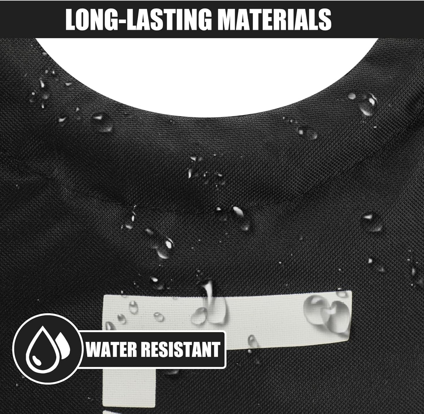 DOKEHOM 125L X-Large Laundry Basket, Collapsible Laundry Bag, Freestanding Tall Clothes Hamper, Foldable Washing Bin (Black)