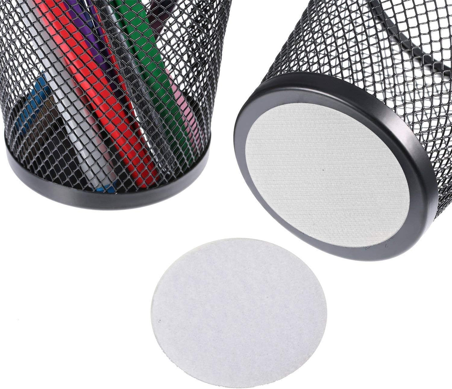 BRAVESHINE Adhesive Stickers- Removable Heavy-Weight Round Sticky Tapes Wall Mounting Tapes White Hook and Loop Tape for Home or Office Use -12 Sets,2 Inch