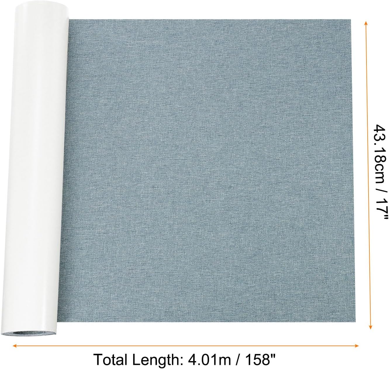 Repair Patches Repair Tape Self-Adhesive DIY Repair Patch Linen Gear Patch for Sofa, Furniture, Chair, Clothing,Tents,17x158 Inch,Deep Blue