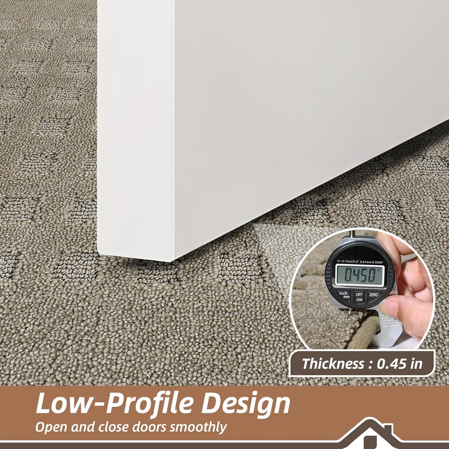 BEQHAUSE Waffle Door Mats Indoor 32"x48", Dog Mat for Muddy Paws Absorbent and Dirt Resist Floor Mats Non-Slip Washable Rugs for Entryway, Welcome Mat for Front Back Door, Muddy Wet Shoes, Beige