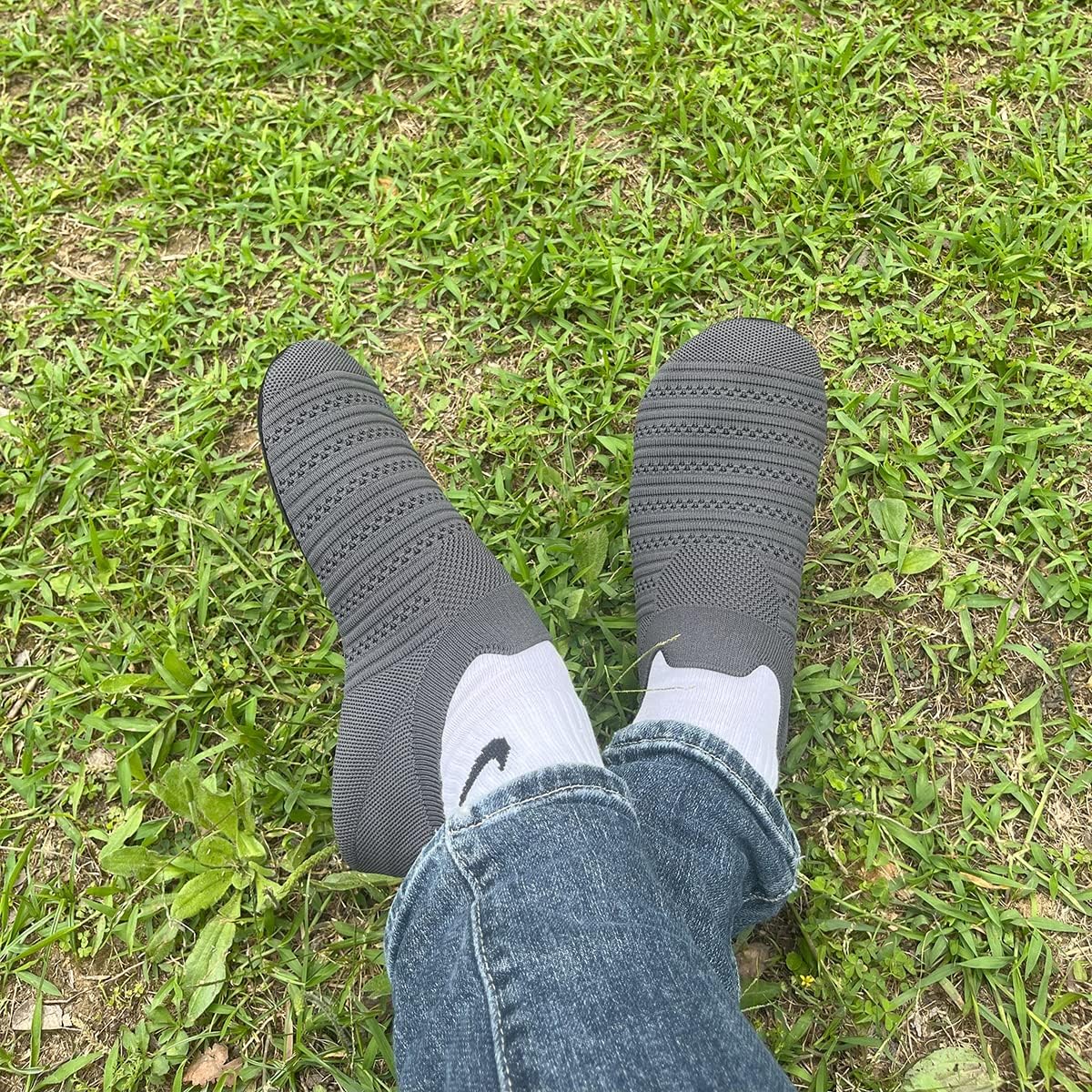 Adult Indoor House Slippers Socks Lightweight Non Slip Grip House Home Shoes for Women Men