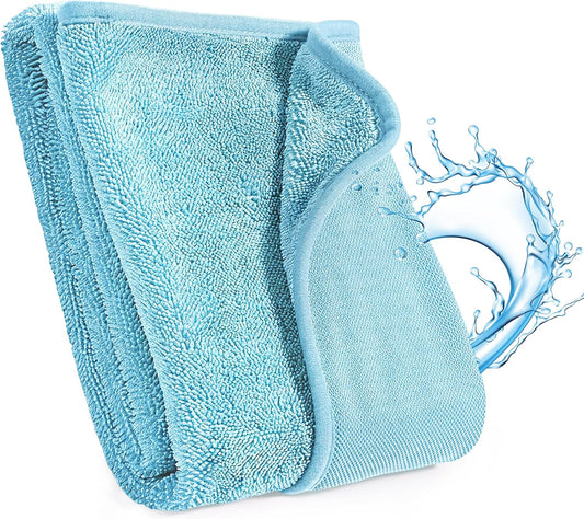 JOYMOOP Microfiber Towels for Cars, 63" x 29.5" Car Drying Towel, Blue Reusable Car Towel, Quick Drying Car Microfiber Cleaning Cloth for RVs, SUVs, Trucks