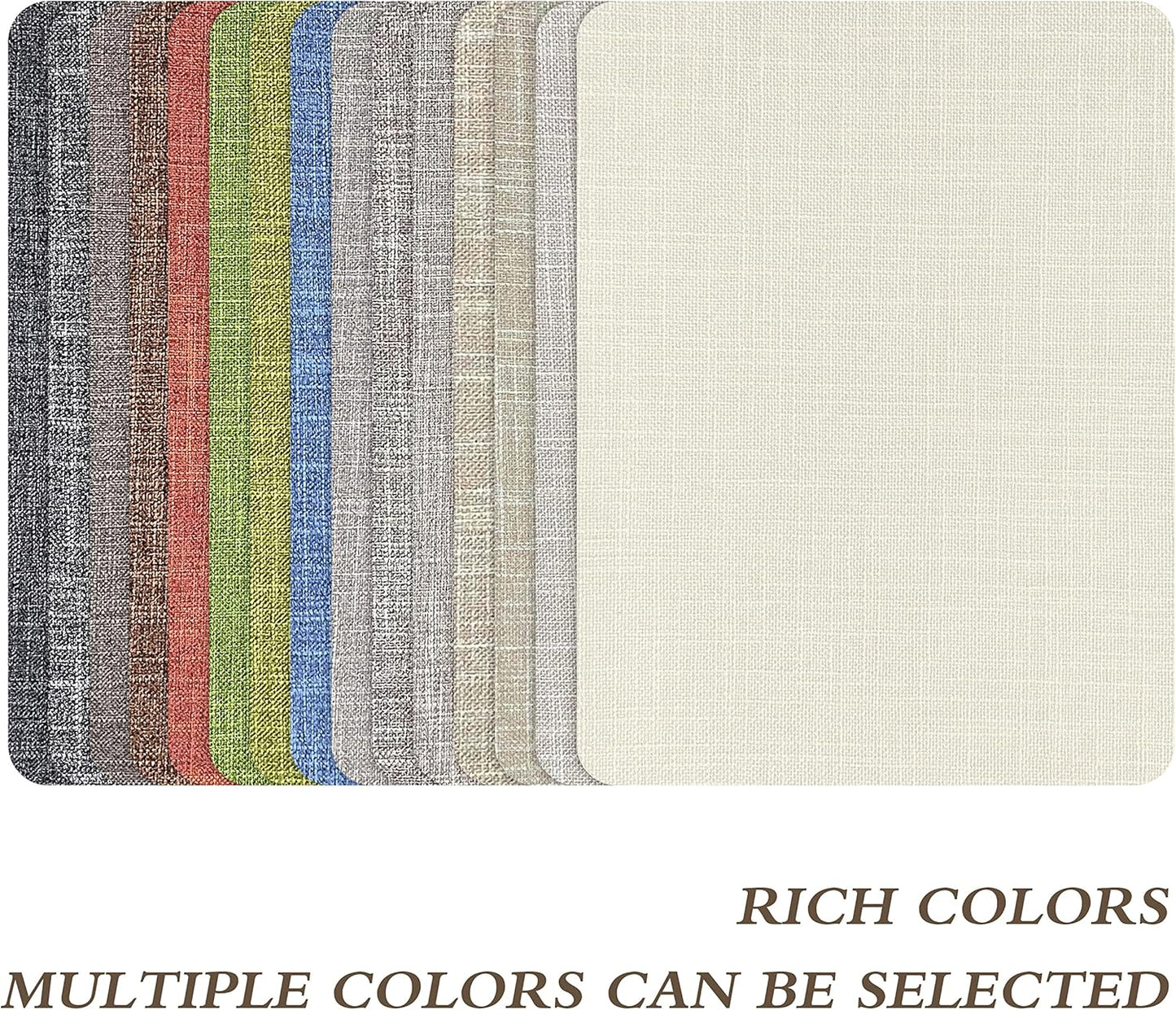 Fine Linen Repair Patches, Self-Adhesive Linen Fabric Patches, 8X11 inch Extra Size, Multi Color, Can be Used for Linen Sofa Repair and Linen Clothes Repair(8" x 11", Beige 3.0)